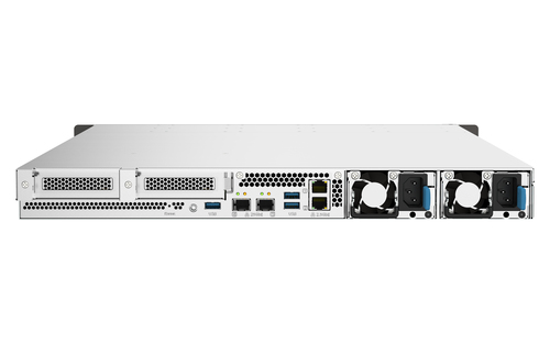 Bild von QNAP TS-h1090FU NAS Rack (1U) Ethernet/LAN Schwarz, Grau 7232P