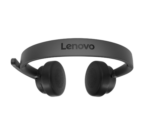 Bild von Lenovo Wireless VoIP Headset Kopfhörer Kabellos Kopfband Büro/Callcenter Bluetooth Schwarz