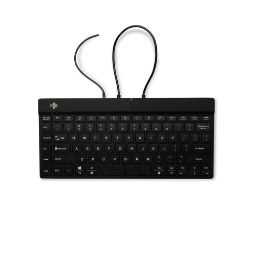 Bild von R-Go Tools Ergonomische Tastatur R-Go Split Break v2 mit Pausensoftware, geteilte Tastatur, QWERTY (US), Kabelgebunden, Schwarz