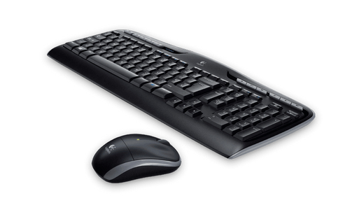 Bild von Logitech Wireless Combo MK330 Tastatur Maus enthalten Universal USB Griechisch Schwarz