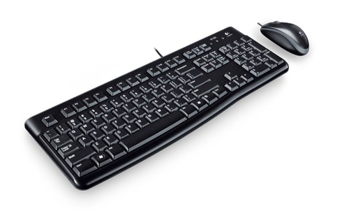 Bild von Logitech Desktop MK120 Tastatur Maus enthalten USB Bulgarisch Schwarz