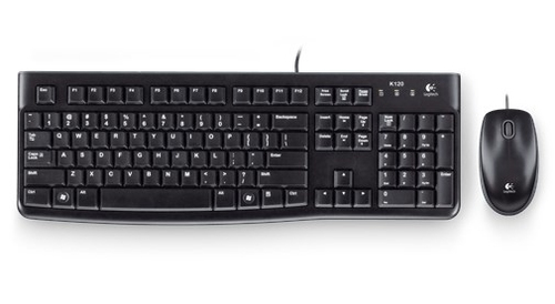 Bild von Logitech Desktop MK120 Tastatur Maus enthalten USB Bulgarisch Schwarz