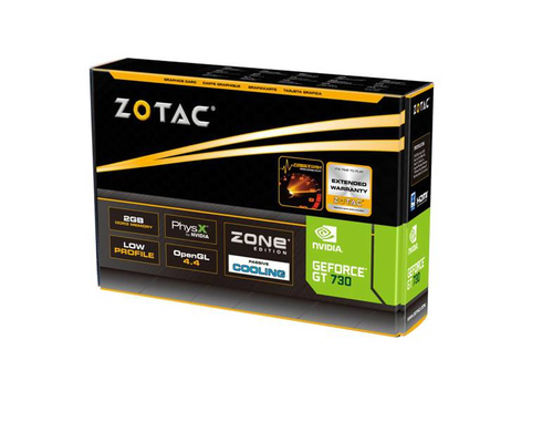 Bild von Zotac GeForce GT 730 2GB NVIDIA GDDR3