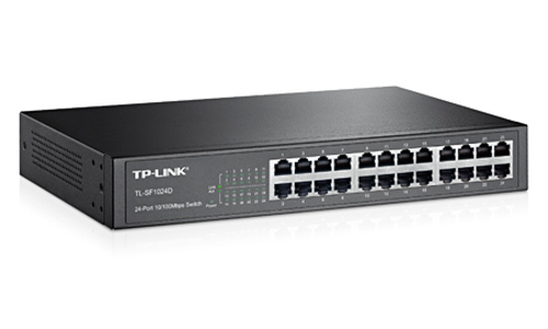 Bild von TP-Link TL-SF1024D Fast Ethernet (10/100) Schwarz