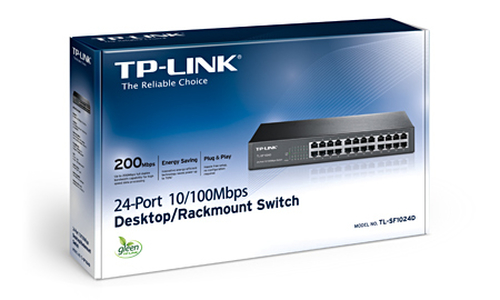 Bild von TP-Link TL-SF1024D Fast Ethernet (10/100) Schwarz