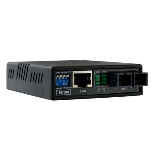 Bild von StarTech.com 10/100 Mbit/s Ethernet LWL / Glasfaser Multimode Medienkonverter SC 2km