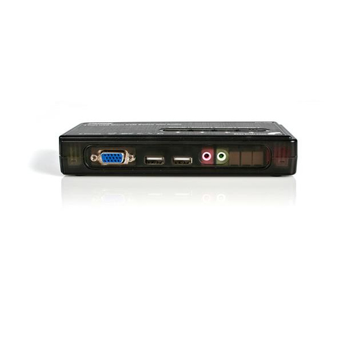 Bild von StarTech.com 4 Port VGA / USB KVM Switch - 4-fach VGA KVM Switch inkl. Kabel und Audio