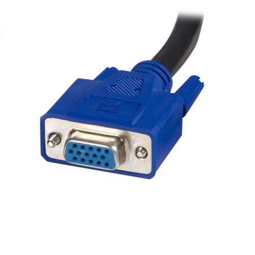 Bild von StarTech.com 1,8m USB VGA KVM 2-in-1 Kabel für KVM Switch