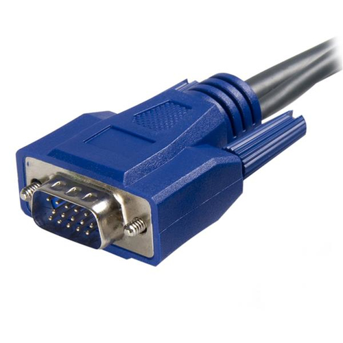 Bild von StarTech.com 3 m ultradünnes USB VGA 2-in-1-KVM-Kabel