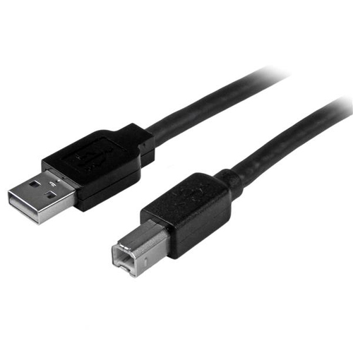 Bild von StarTech.com 15m aktives USB 2.0 A auf B Kabel - Stecker/Stecker