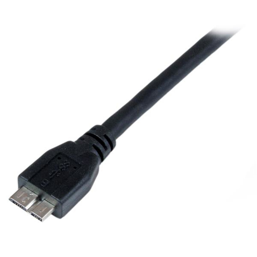 Bild von StarTech.com 1m zertifiziertes USB 3.0 SuperSpeed Kabel A auf Micro B - Schwarz