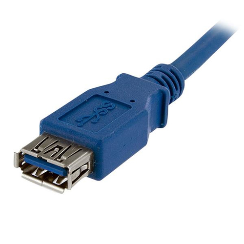 Bild von StarTech.com 1 m SuperSpeed USB 3.0 Verlängerungskabel - Stecker/ Buchse - Blau