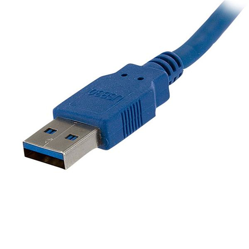 Bild von StarTech.com 1 m SuperSpeed USB 3.0 Verlängerungskabel - Stecker/ Buchse - Blau