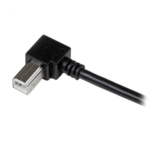 Bild von StarTech.com 2m USB 2.0 A auf B Kabel rechts gewinkelt - St/St