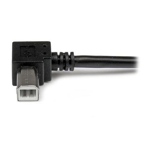 Bild von StarTech.com 2m USB 2.0 A auf B Kabel rechts gewinkelt - St/St