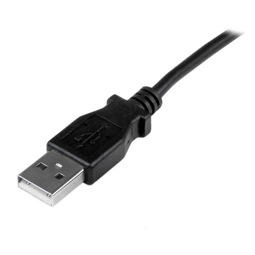 Bild von StarTech.com 1m USB auf Mini USB Anschlusskabel gewinkelt - USB A zu Mini B Kabel