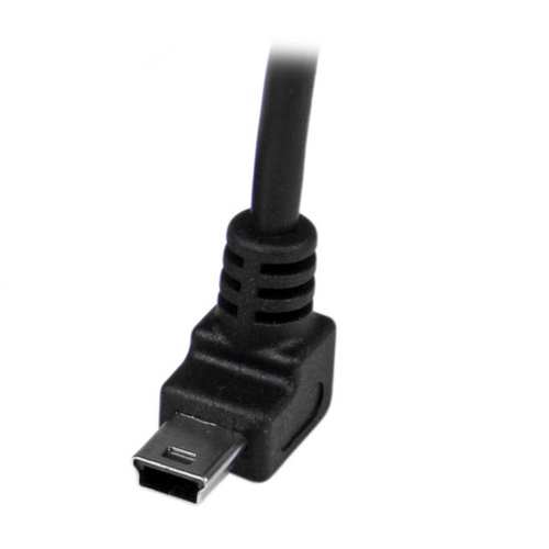 Bild von StarTech.com 1m USB auf Mini USB Anschlusskabel gewinkelt - USB A zu Mini B Kabel