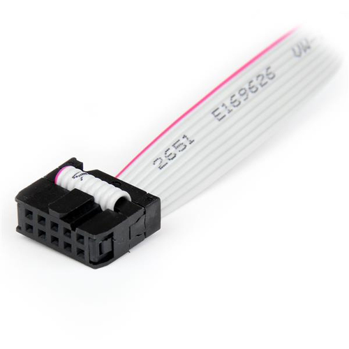 Bild von StarTech.com 2 Port Seriell DB9 Slotblech mit 10 Pin Pinheader Kabel