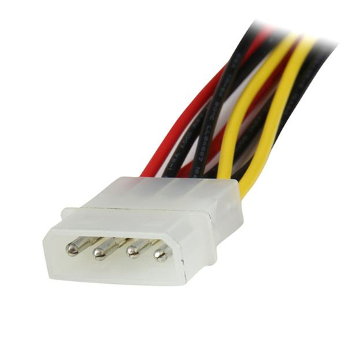 Bild von StarTech.com 30 cm 4-Pin LP4 auf SATA Y-Stromkabel - Molex zu Serial-ATA Splitter Y-Kabel