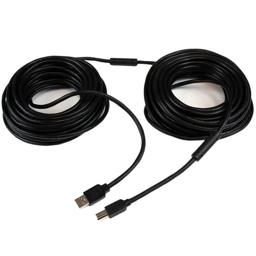 Bild von StarTech.com 20m aktives USB 2.0 A auf B Kabel - Stecker/Stecker