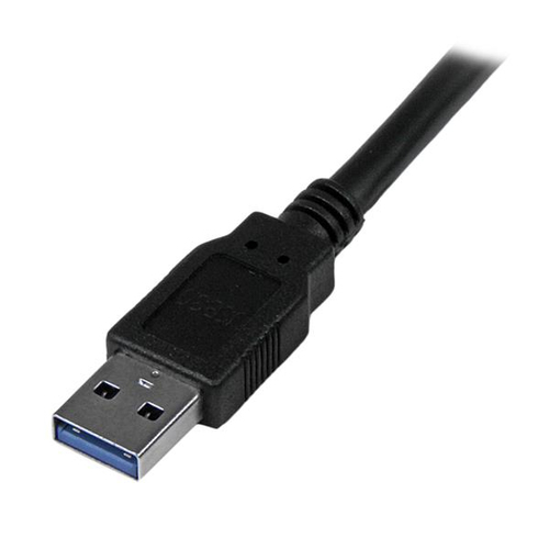 Bild von StarTech.com 3m schwarzes SuperSpeed USB 3.0 A auf B Kabel - St/St