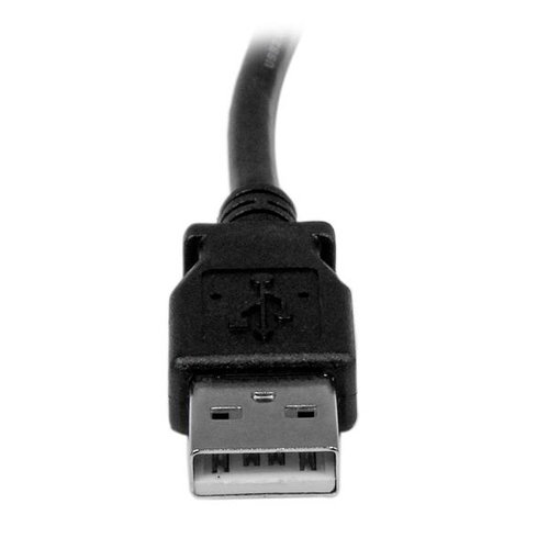 Bild von StarTech.com 1m USB 2.0 A auf B Kabel links gewinkelt - St/St