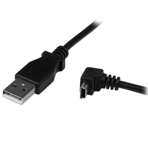 Bild von StarTech.com 2m USB auf Mini USB Anschlusskabel abgewinkelt - USB A zu Mini B Kabel