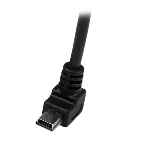 Bild von StarTech.com 2m USB auf Mini USB Anschlusskabel abgewinkelt - USB A zu Mini B Kabel