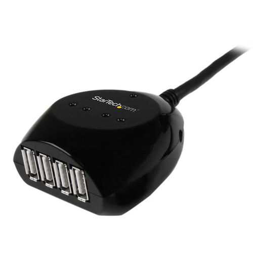 Bild von StarTech.com 15m USB 2.0 Kabel aktiv mit 4 Port USB Hub