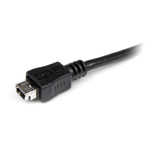 Bild von StarTech.com 15 cm Micro USB-auf-Mini USB-Adapterkabel – Stecker/Buchse