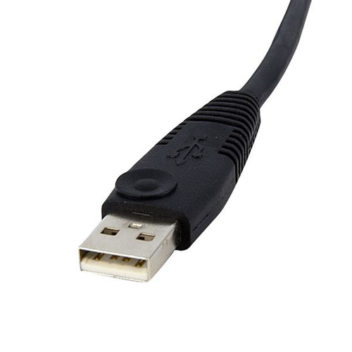 Bild von StarTech.com 4,5 m 4-in-1 USB Dual Link DVI-D KVM-Switchkabel mit Audio und Mikrofon