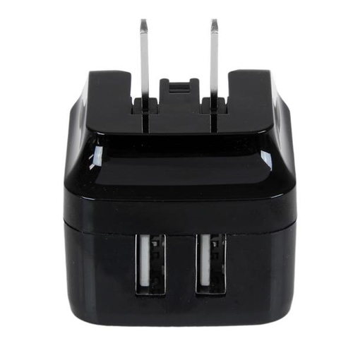 Bild von StarTech.com 2 Port USB Ladegerät / Netzteil - 2-fach Ladestecker 17 Watt / 3.4 Amp - Reiseladegerät