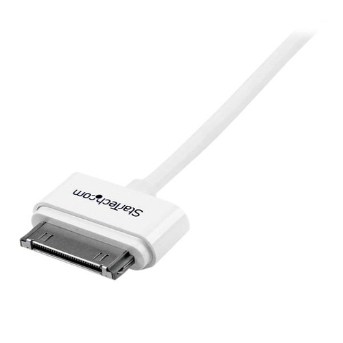 Bild von StarTech.com 1m USB iPhone / iPad und iPod Ladekabel - USB auf Apple Dock Datenkabel - Weiß