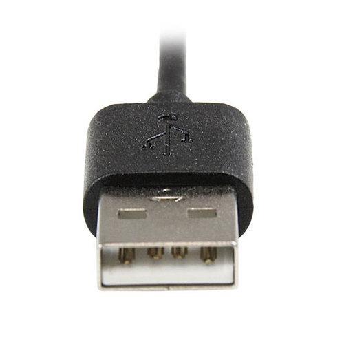 Bild von StarTech.com 2m USB auf Apple 8-pin Lightning Kabel gewinkelt für iPhone / iPod / iPad - Schwarz
