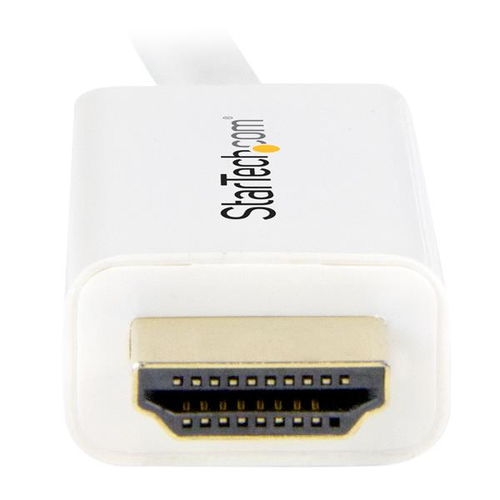 Bild von StarTech.com 1m Mini DisplayPort auf HDMI Konverterkabel - 4K - Weiß