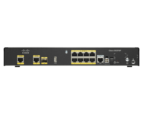 Bild von Cisco 892FSP Kabelrouter Gigabit Ethernet Schwarz