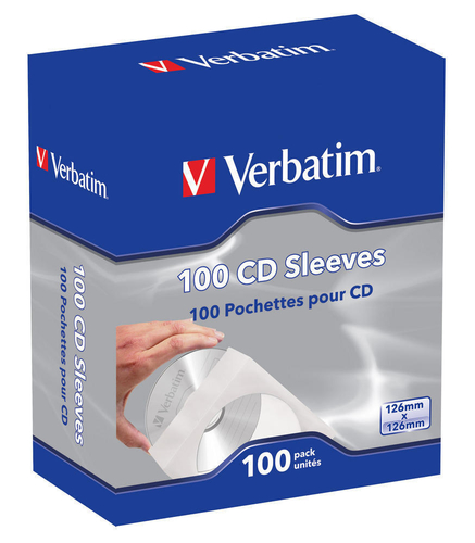 Bild von Verbatim CD-Umschläge (Papier), 100 Stück