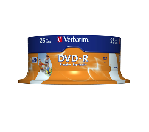 Bild von Verbatim 43538 DVD-Rohling 4,7 GB DVD-R 25 Stück(e)