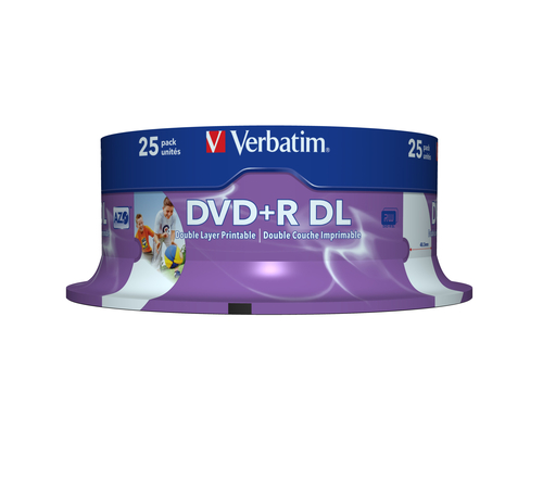 Bild von Verbatim 43667 DVD-Rohling 8,5 GB DVD+R DL 25 Stück(e)