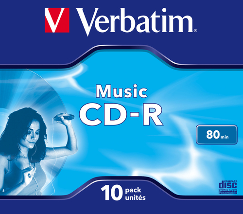 Bild von Verbatim Music CD-R 700 MB 10 Stück(e)