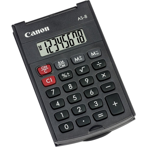 Bild von Canon AS-8 Taschenrechner Tasche Display-Rechner Grau