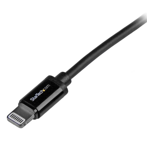 Bild von StarTech.com 1m USB auf Lightning Kabel - High Speed Ladekabel für iPhone / iPad / iPod - Hochgeschwindigkeits- Lightning Kabel - Apple MFi-zertifiziert - Schwarz