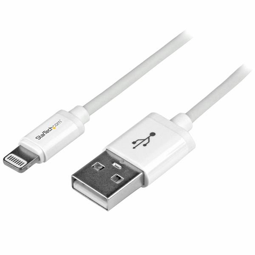 Bild von StarTech.com 1m Apple 8 Pin Lightning Connector auf USB Kabel - Weiß - USB Kabel für iPhone / iPod / iPad