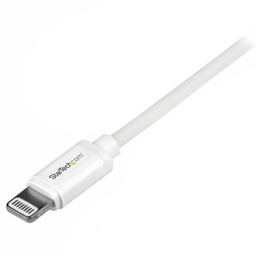 Bild von StarTech.com 1m Apple 8 Pin Lightning Connector auf USB Kabel - Weiß - USB Kabel für iPhone / iPod / iPad