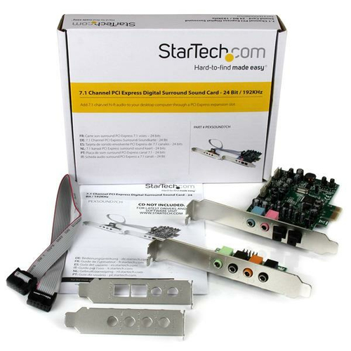 Bild von StarTech.com 7.1 Kanal PCI Express Soundkarte - 24-bit - 192KHz