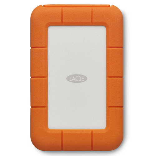 Bild von LaCie Rugged Secure Externe Festplatte 2000 GB Orange, Weiß