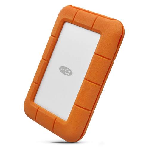 Bild von LaCie Rugged Secure Externe Festplatte 2000 GB Orange, Weiß