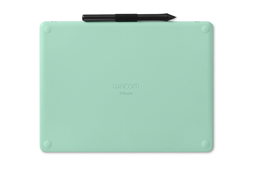 Bild von Wacom Intuos M Bluetooth Grafiktablett Schwarz, Grün 2540 lpi 216 x 135 mm USB/Bluetooth