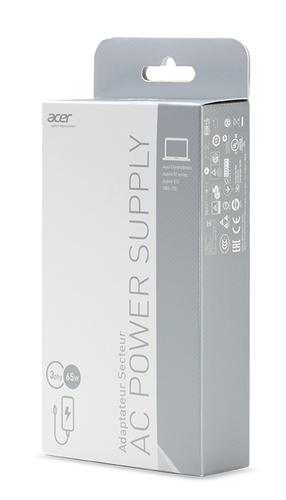 Bild von Acer AC Adapter 65W Netzteil & Spannungsumwandler Indoor Schwarz