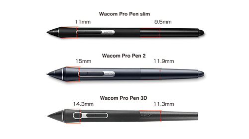 Bild von Wacom Pro Pen Slim Eingabestift 12 g Schwarz